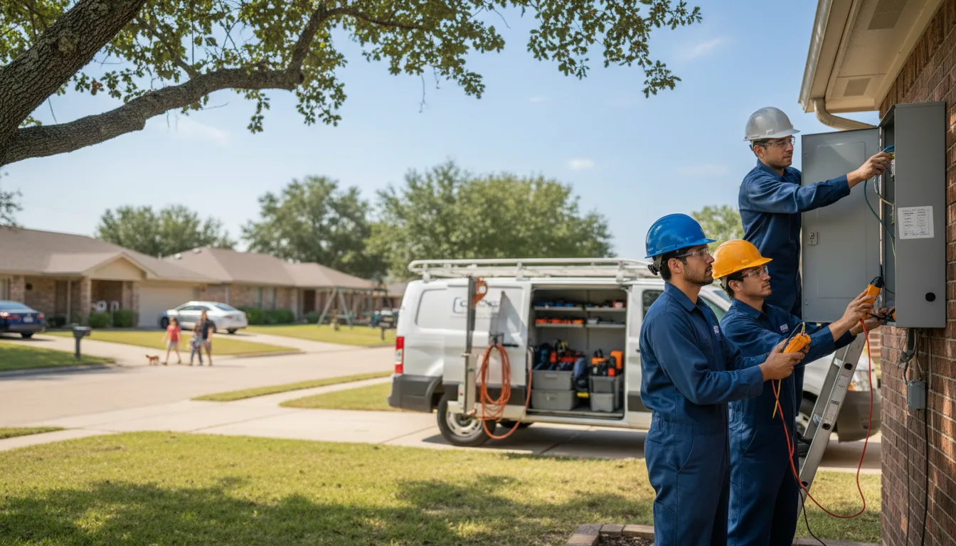 Certified electrician providing emergency electrical services in Kingfisher, OK